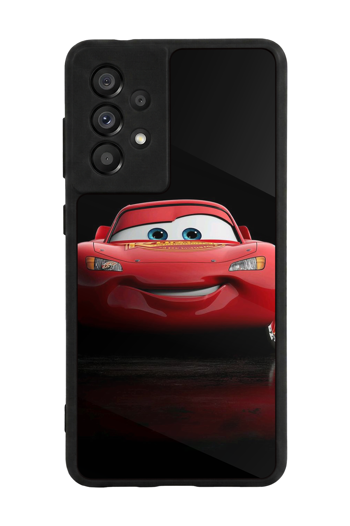 Samsung Galaxy A73 Uyumlu Şimsek McQueen Tasarımlı Glossy Premium Kılıf