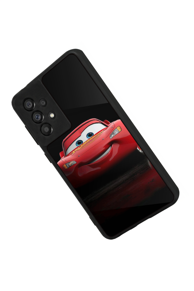 Samsung Galaxy A73 Uyumlu Şimsek McQueen Tasarımlı Glossy Premium Kılıf