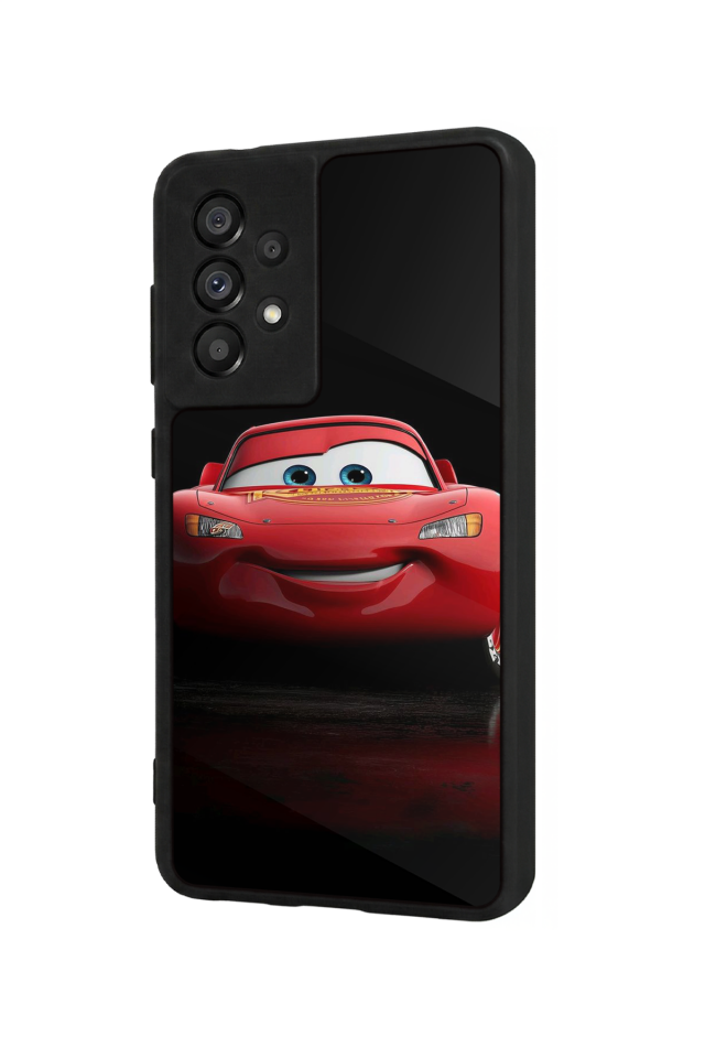 Samsung Galaxy A73 Uyumlu Şimsek McQueen Tasarımlı Glossy Premium Kılıf