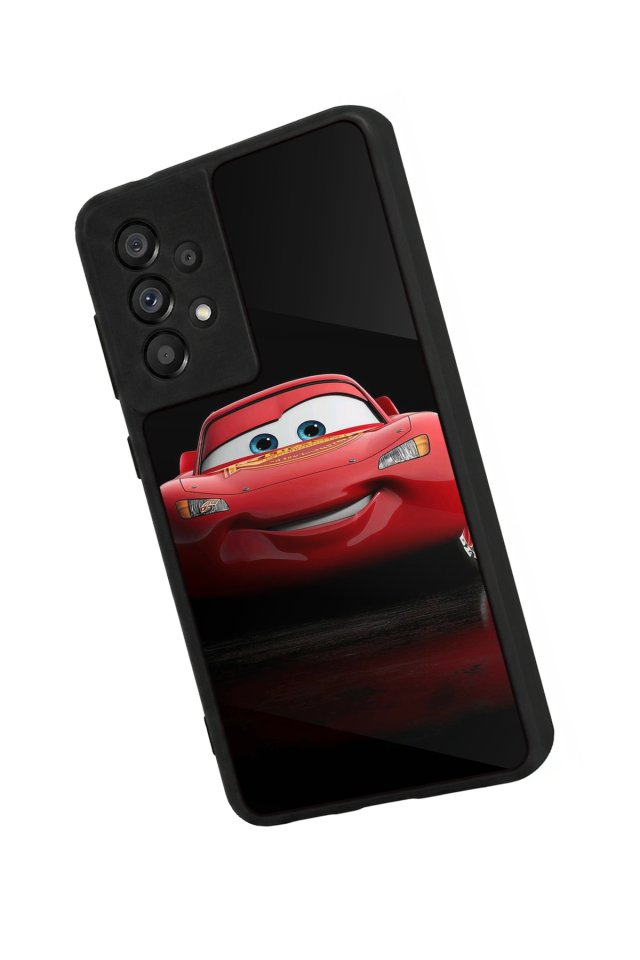 Samsung Galaxy A73 Uyumlu Şimsek McQueen Tasarımlı Glossy Premium Kılıf