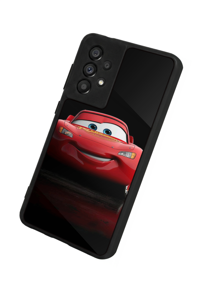 Samsung Galaxy A73 Uyumlu Şimsek McQueen Tasarımlı Glossy Premium Kılıf