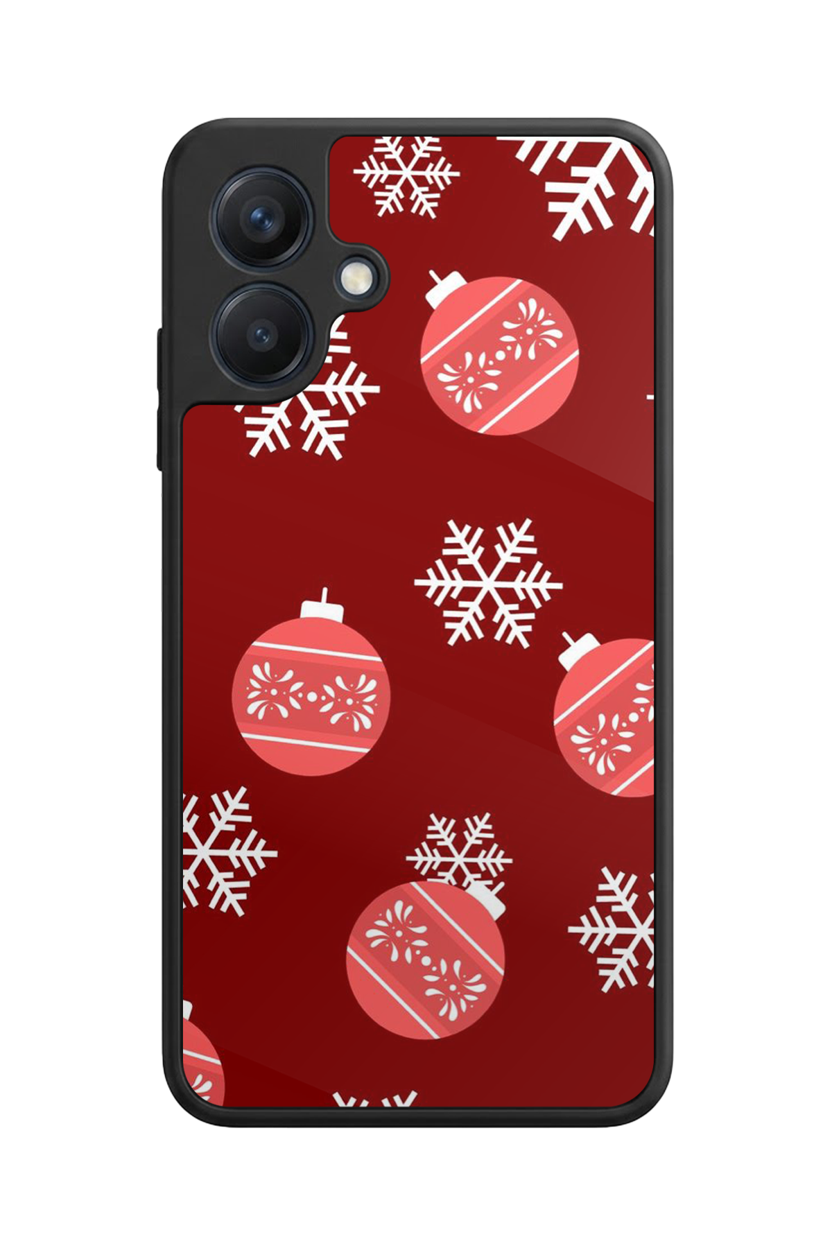 Samsung Galaxy A07 Uyumlu Yilbasi Christmas Tasarımlı Glossy Premium Kılıf