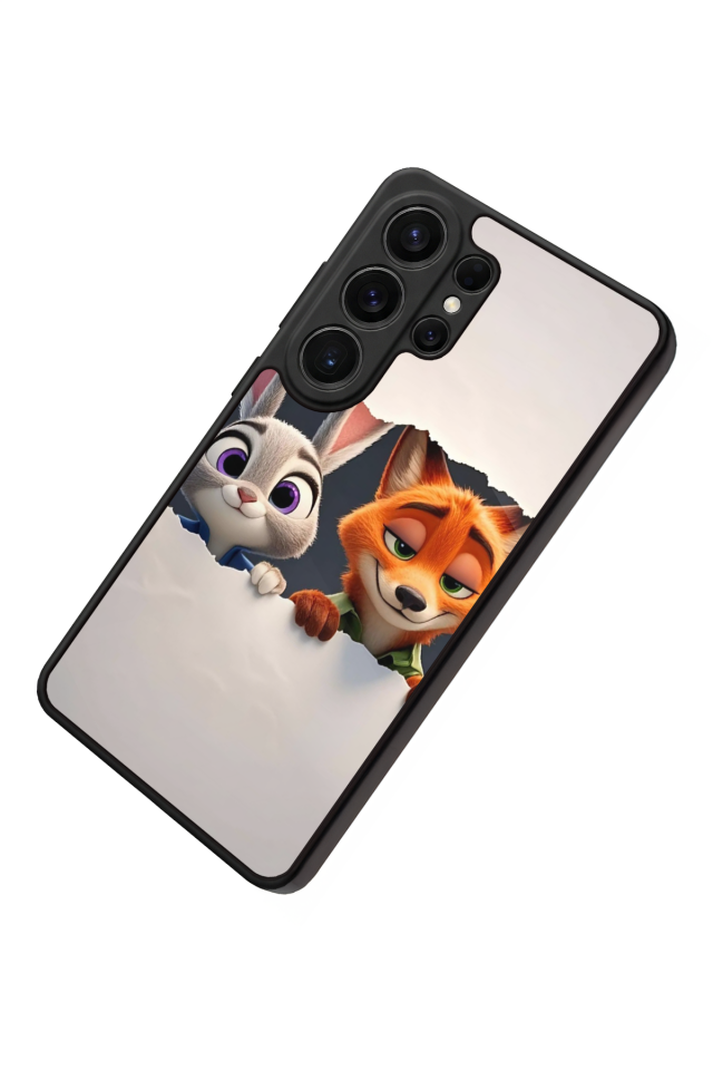 Samsung Galaxy S26 Ultra Uyumlu Zootropolis Tasarımlı Glossy Premium Kılıf