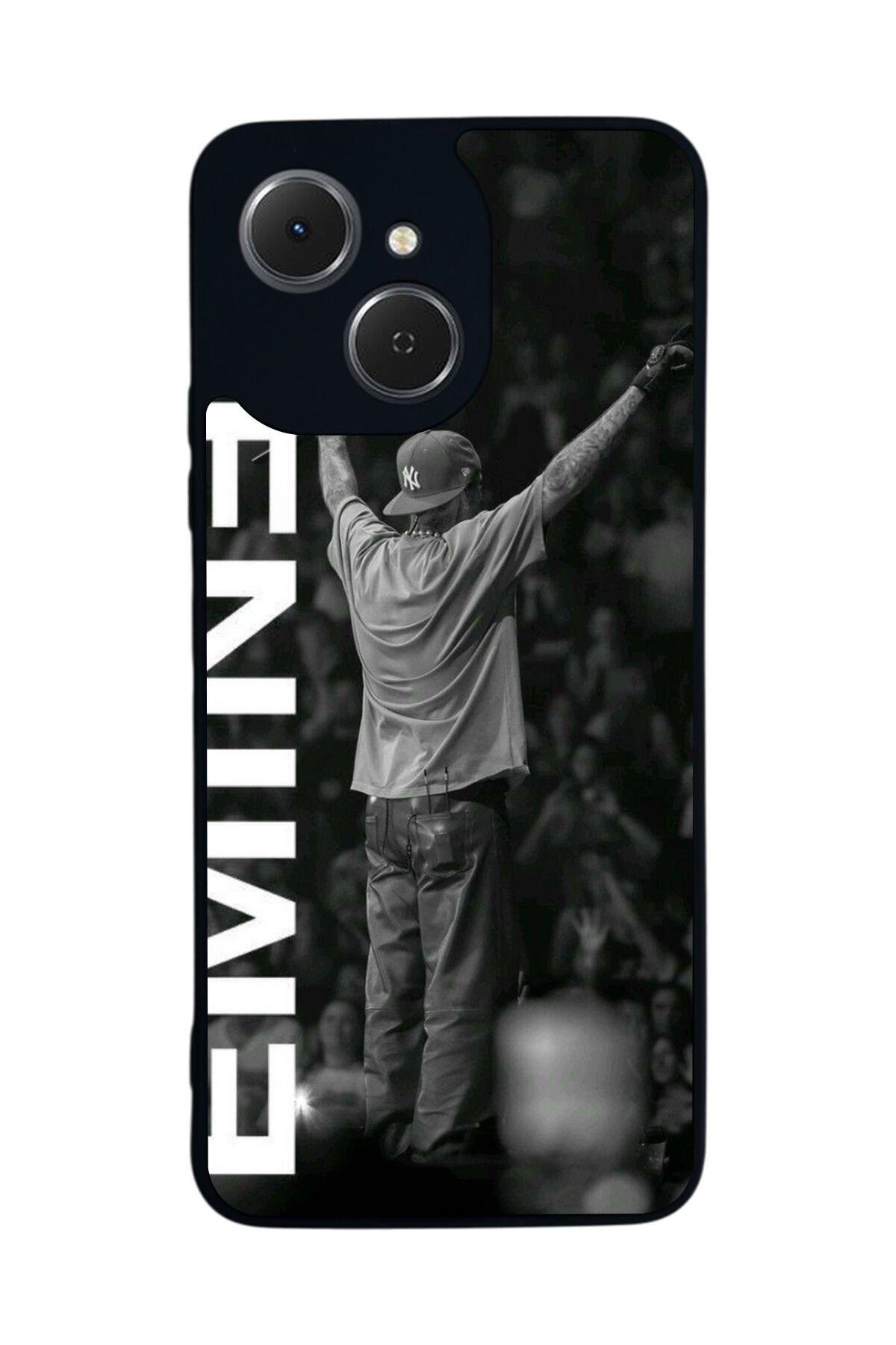 Tecno Spark 40C Uyumlu Eminem Tasarımlı Glossy Premium Kılıf