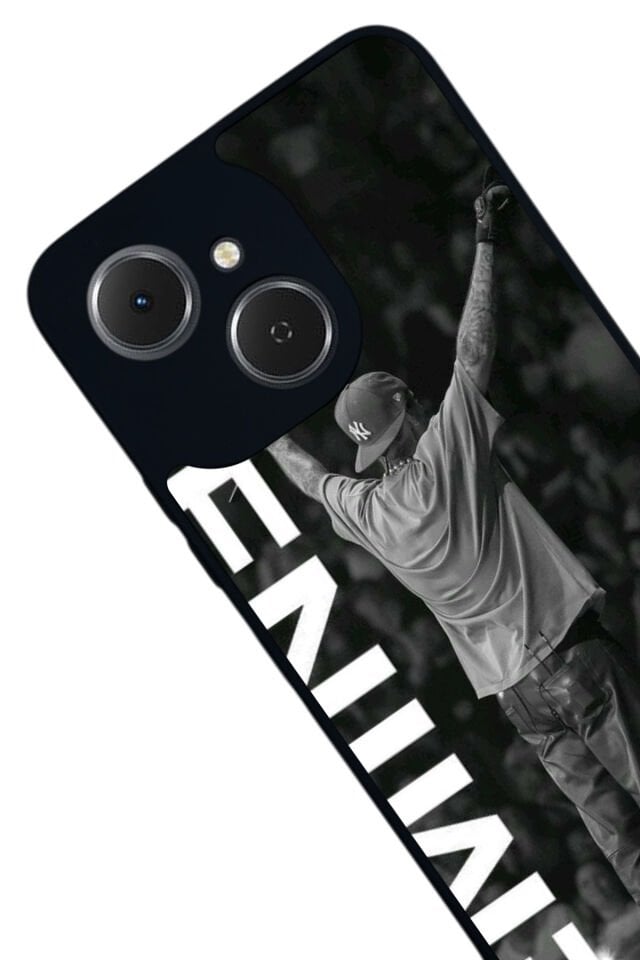 Tecno Spark 40C Uyumlu Eminem Tasarımlı Glossy Premium Kılıf