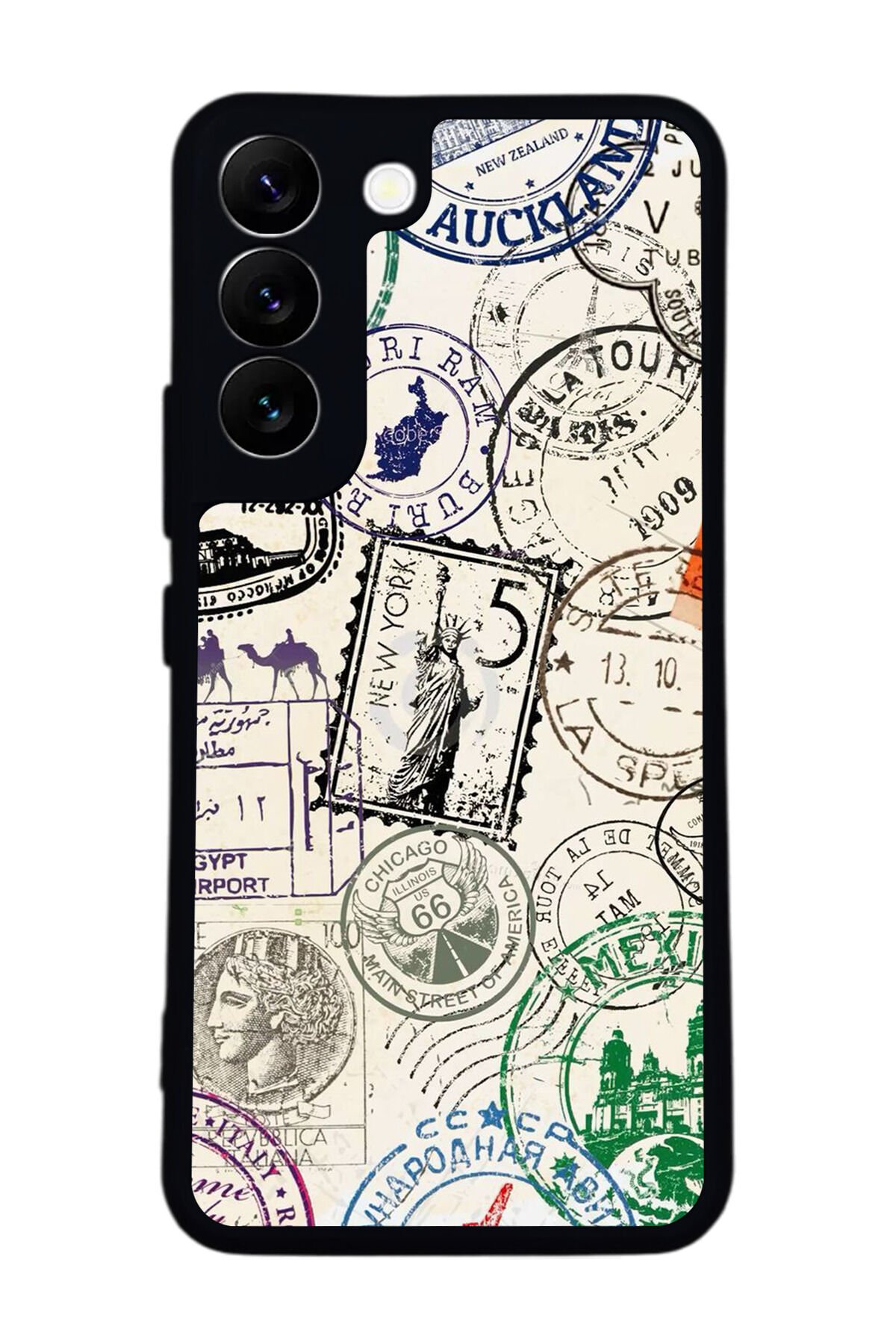 Samsung Galaxy S22 Uyumlu Poster Tasarımlı Glossy Premium Kılıf