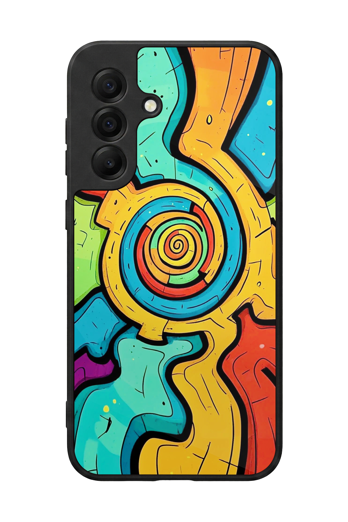 Samsung Galaxy A17 Uyumlu Abstract Tasarımlı Glossy Premium Kılıf