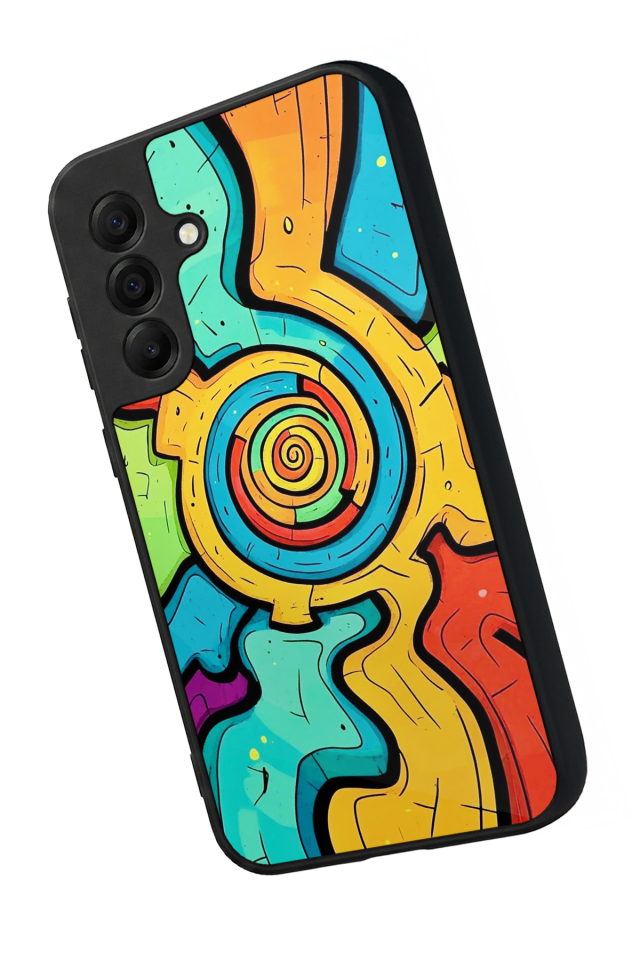 Samsung Galaxy A17 Uyumlu Abstract Tasarımlı Glossy Premium Kılıf