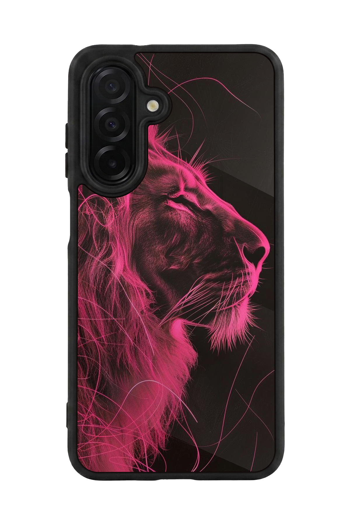 Samsung Galaxy A36 Uyumlu Aslan Tasarımlı Glossy Premium Kılıf