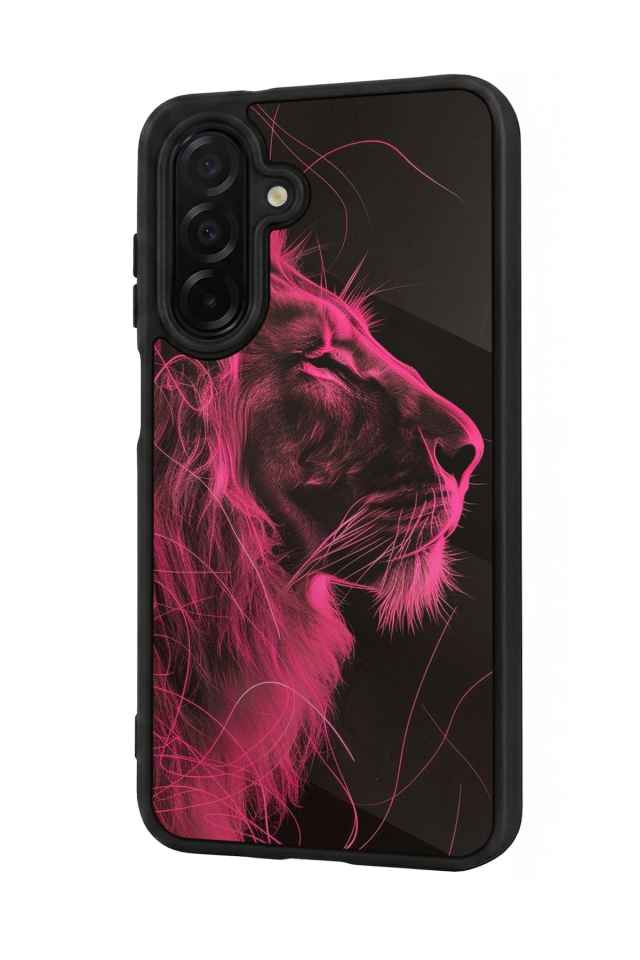 Samsung Galaxy A36 Uyumlu Aslan Tasarımlı Glossy Premium Kılıf