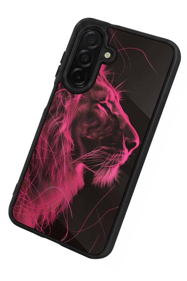 Samsung Galaxy A36 Uyumlu Aslan Tasarımlı Glossy Premium Kılıf