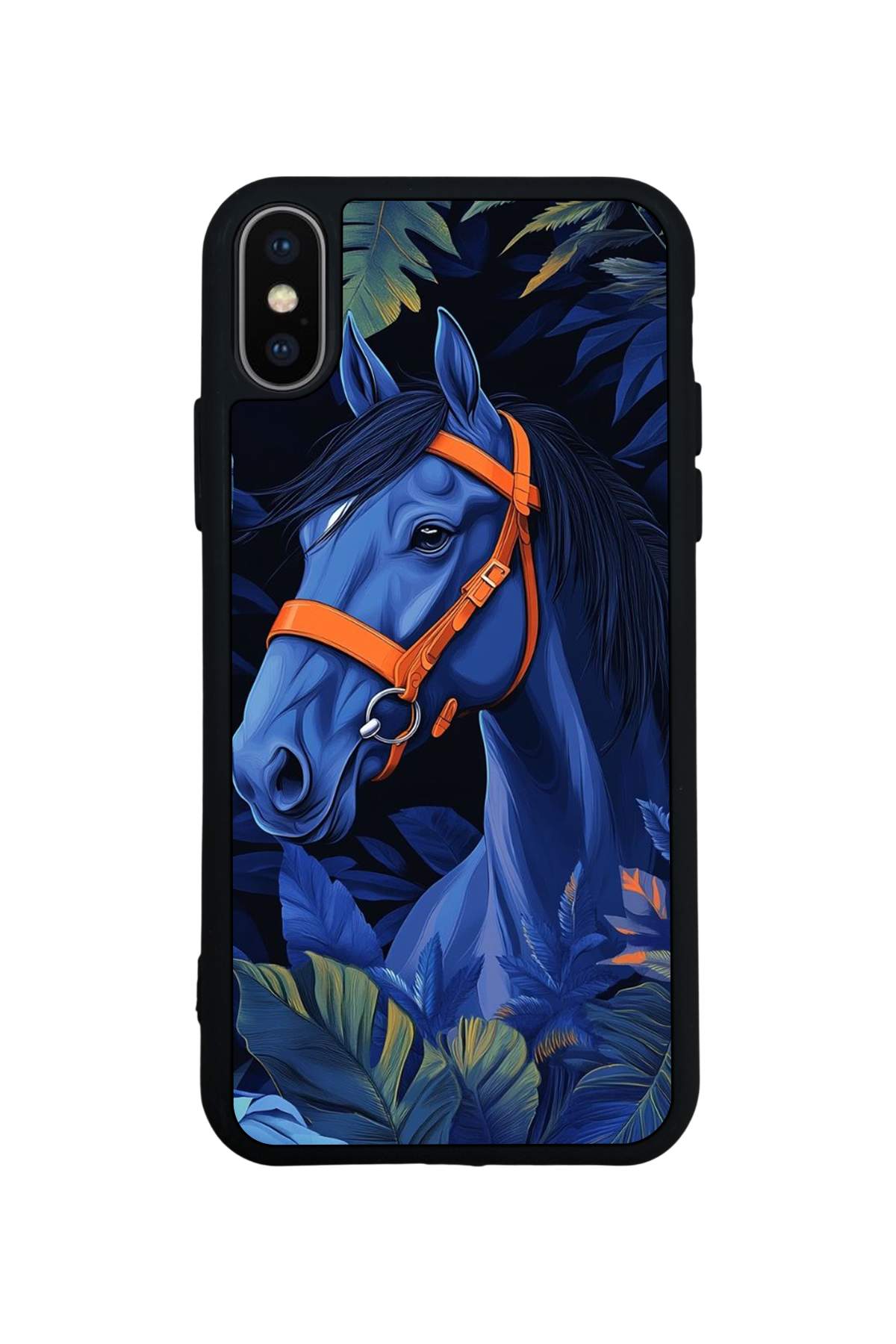 iPhone X/ XS Uyumlu At Horse Tasarımlı Glossy Premium Kılıf