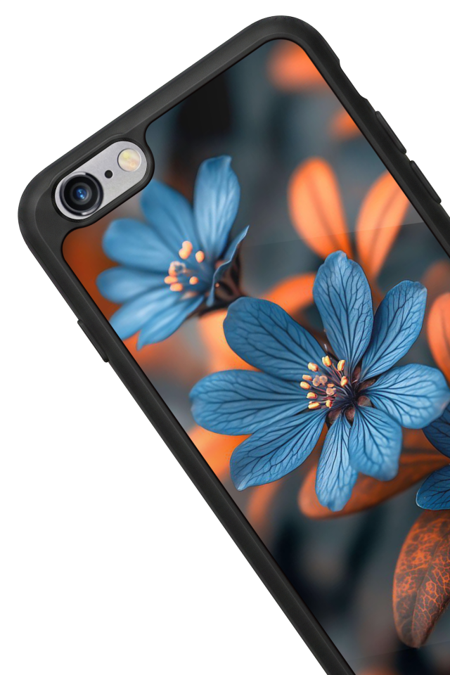 iPhone 6 Plus Uyumlu Cicek Tasarımlı Glossy Premium Kılıf