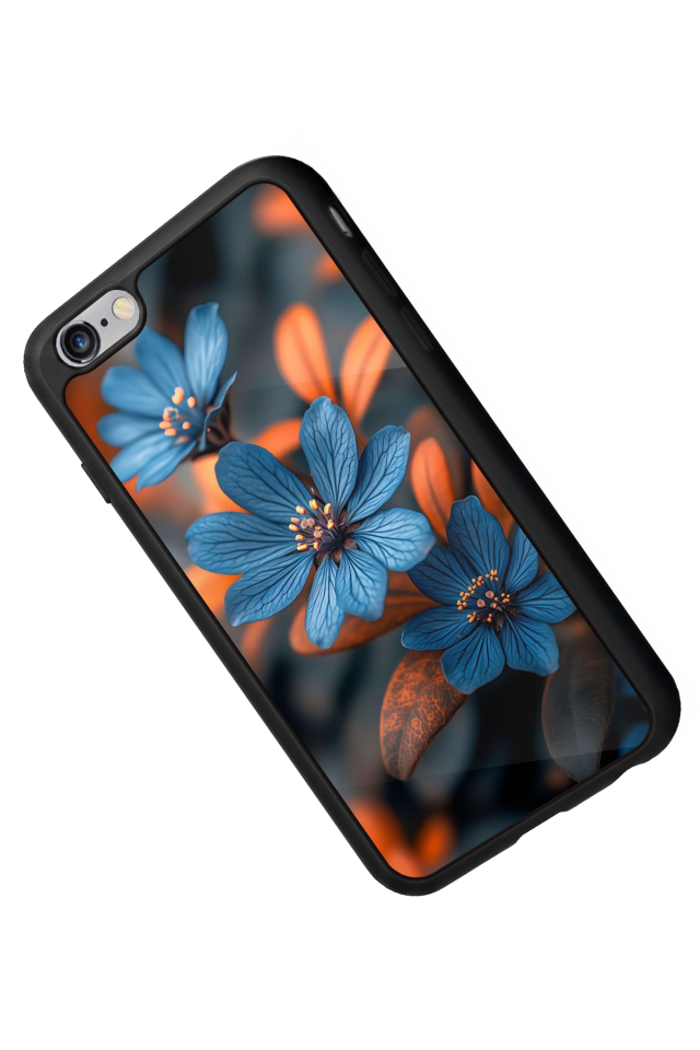 iPhone 6 Plus Uyumlu Cicek Tasarımlı Glossy Premium Kılıf