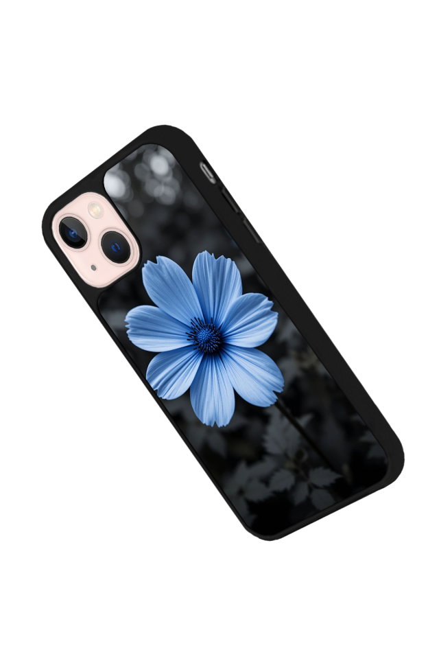 iPhone 13 Mini Uyumlu Cicek Tasarımlı Glossy Premium Kılıf