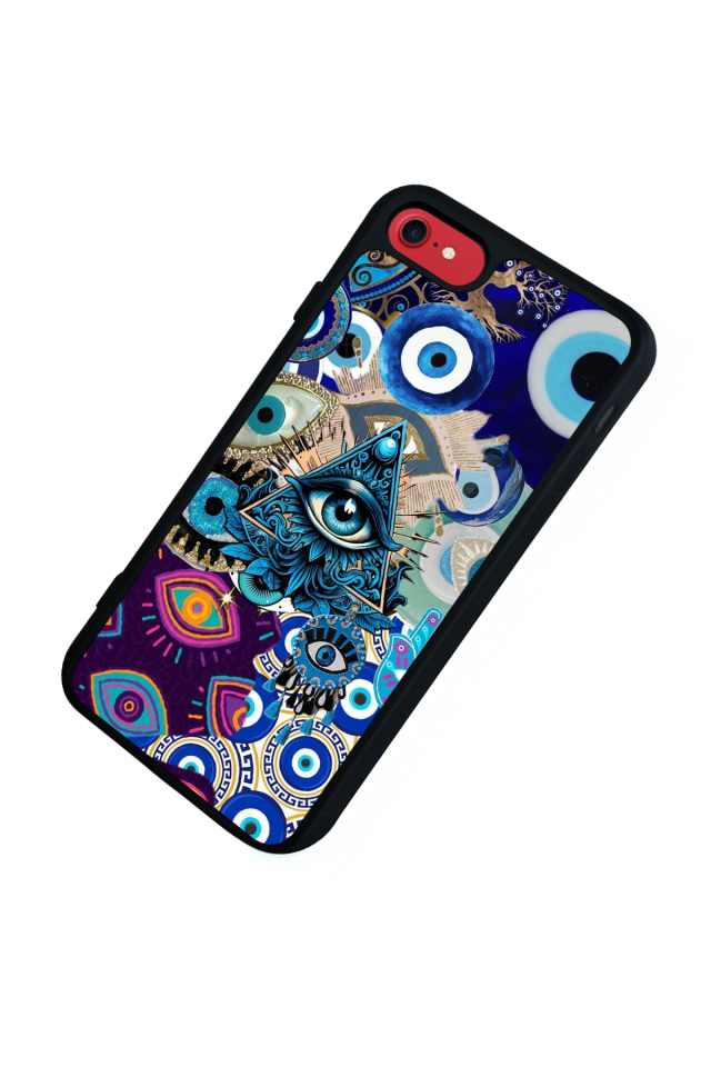 iPhone 8 Uyumlu Göz Tasarımlı Glossy Premium Kılıf