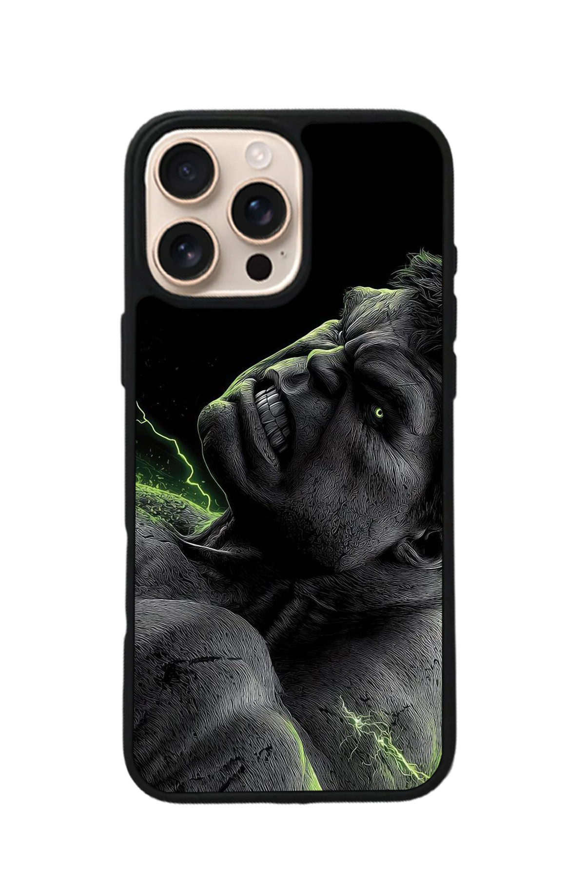 iPhone 15 Pro Uyumlu Hulk Tasarımlı Glossy Premium Kılıf