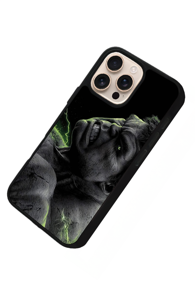 iPhone 15 Pro Uyumlu Hulk Tasarımlı Glossy Premium Kılıf