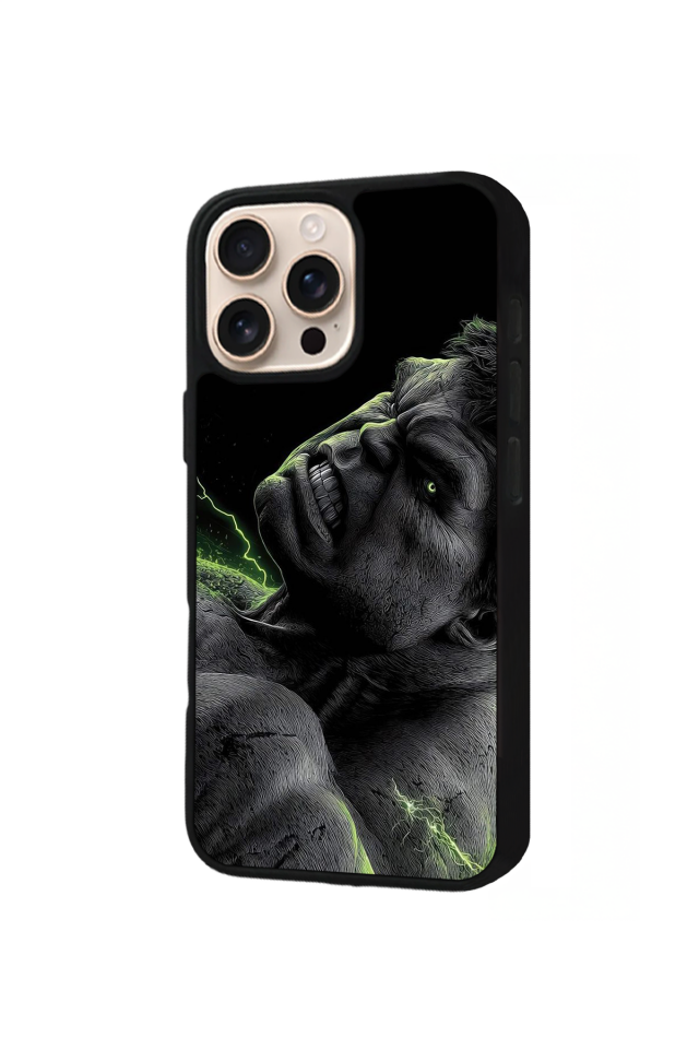 iPhone 15 Pro Uyumlu Hulk Tasarımlı Glossy Premium Kılıf