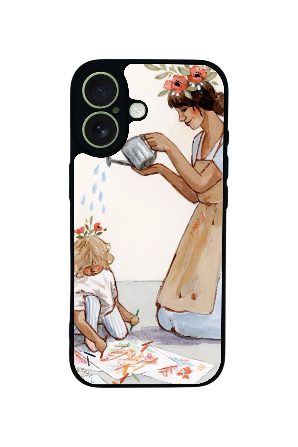 iPhone 17 Uyumlu Kalp Love Tasarımlı Glossy Premium Kılıf