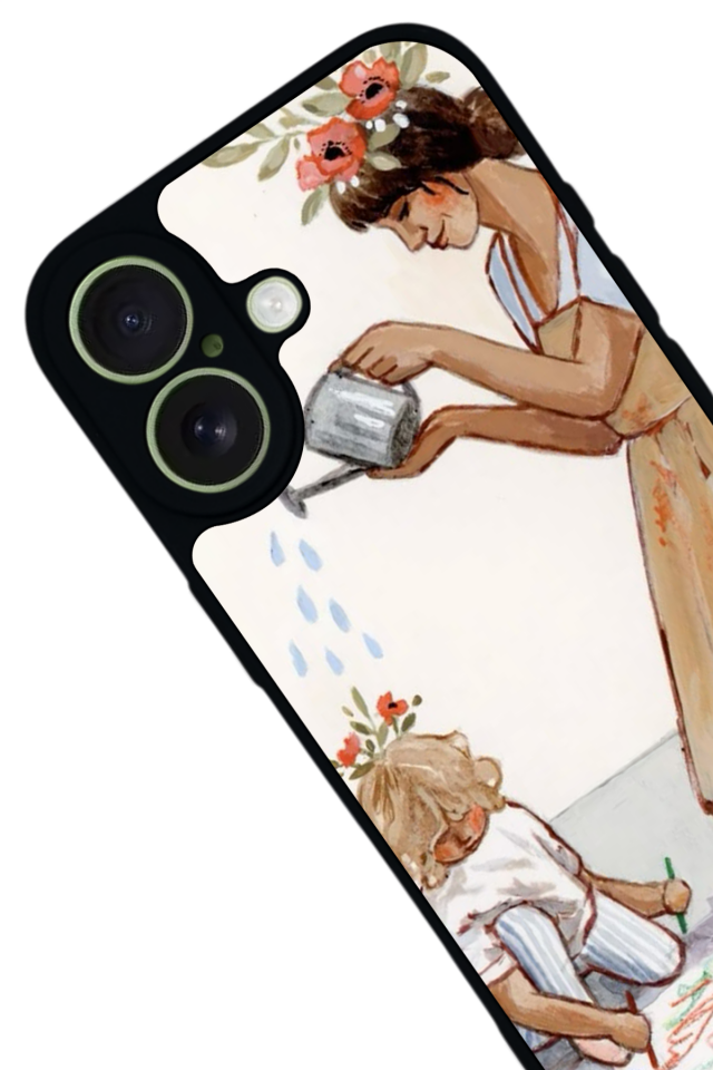 iPhone 17 Uyumlu Kalp Love Tasarımlı Glossy Premium Kılıf