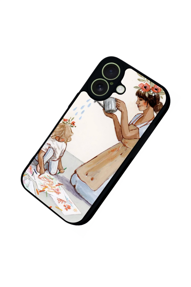 iPhone 17 Uyumlu Kalp Love Tasarımlı Glossy Premium Kılıf