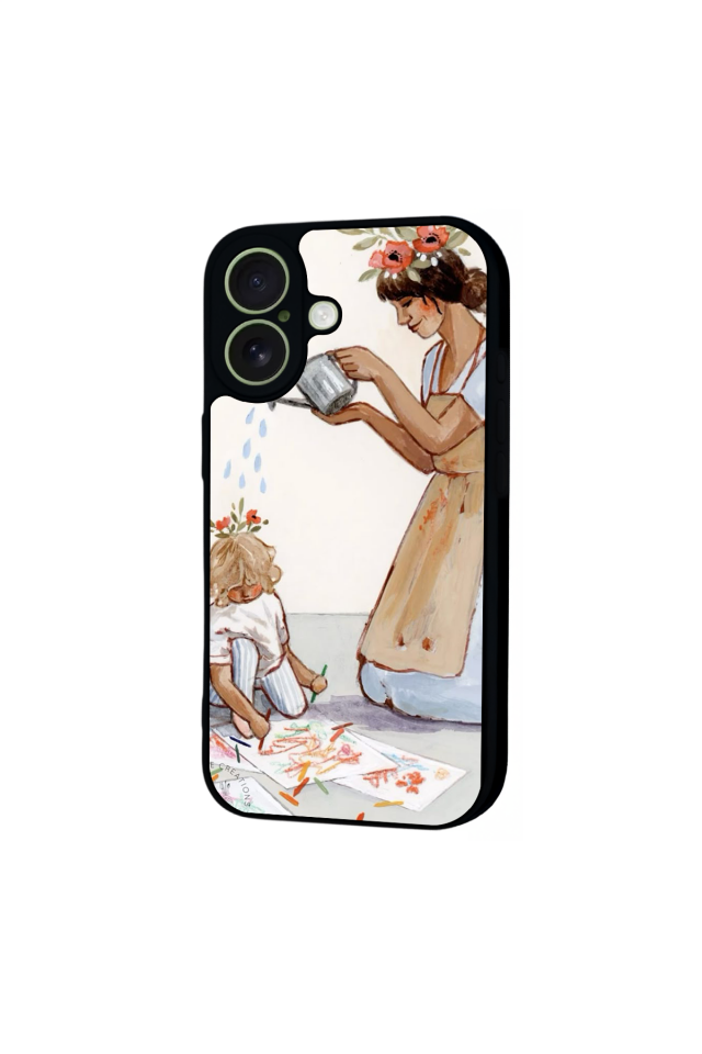 iPhone 17 Uyumlu Kalp Love Tasarımlı Glossy Premium Kılıf