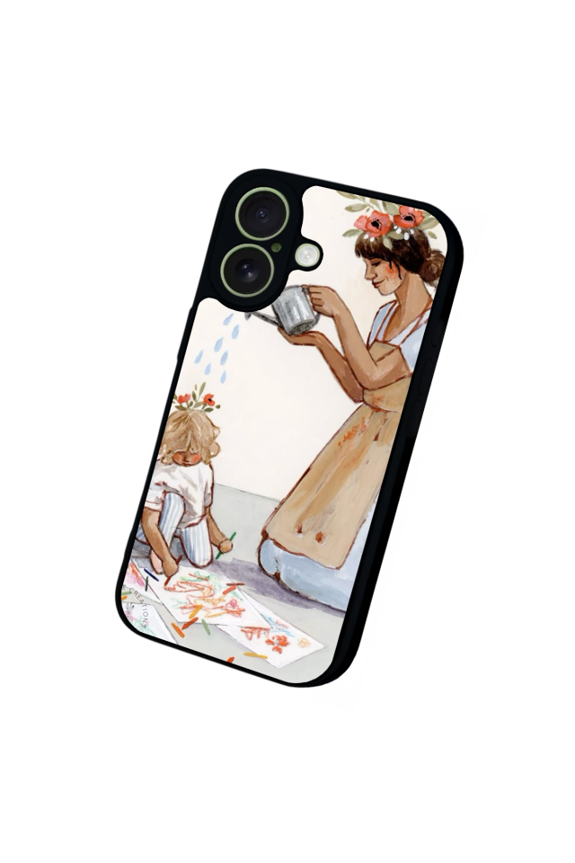 iPhone 17 Uyumlu Kalp Love Tasarımlı Glossy Premium Kılıf