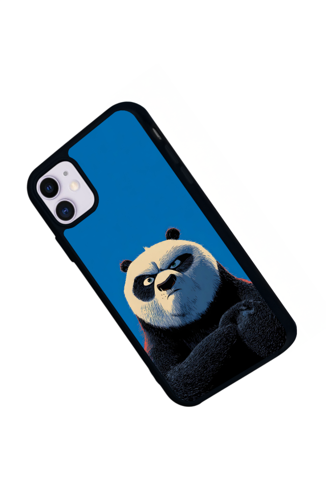 iPhone 11 Uyumlu Kung Fu Panda Tasarımlı Glossy Premium Kılıf