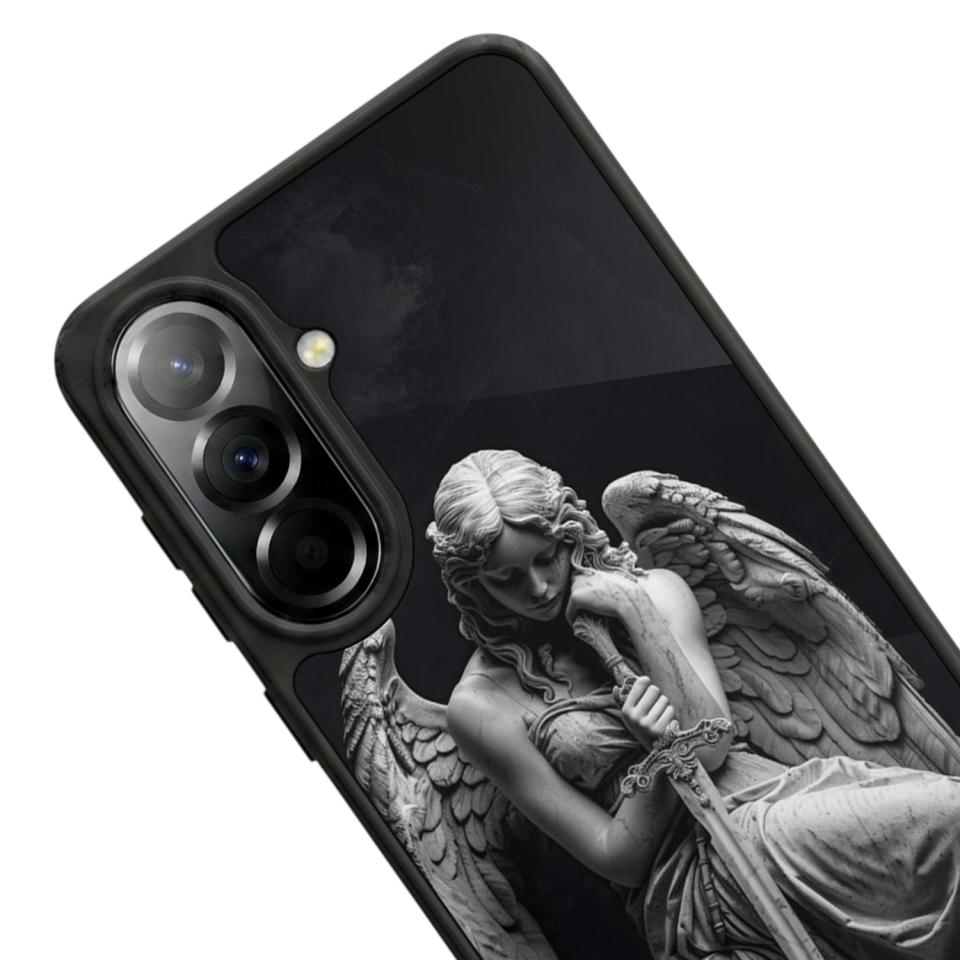 Samsung Galaxy A57 Uyumlu Melek Tasarımlı Glossy Premium Kılıf