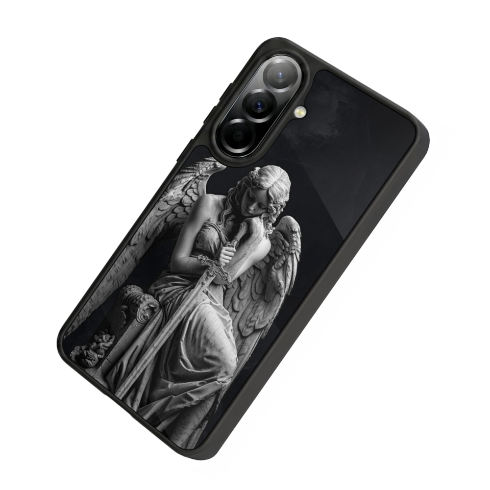 Samsung Galaxy A57 Uyumlu Melek Tasarımlı Glossy Premium Kılıf