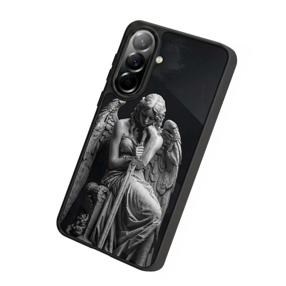 Samsung Galaxy A57 Uyumlu Melek Tasarımlı Glossy Premium Kılıf