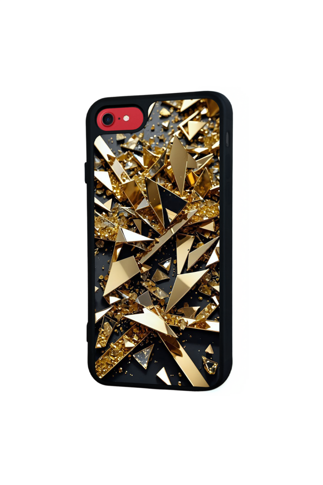 iPhone 7 Uyumlu Mermer Marble Tasarımlı Glossy Premium Kılıf