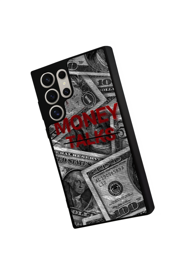 Samsung Galaxy S22 Ultra Uyumlu Money Para Tasarımlı Glossy Premium Kılıf