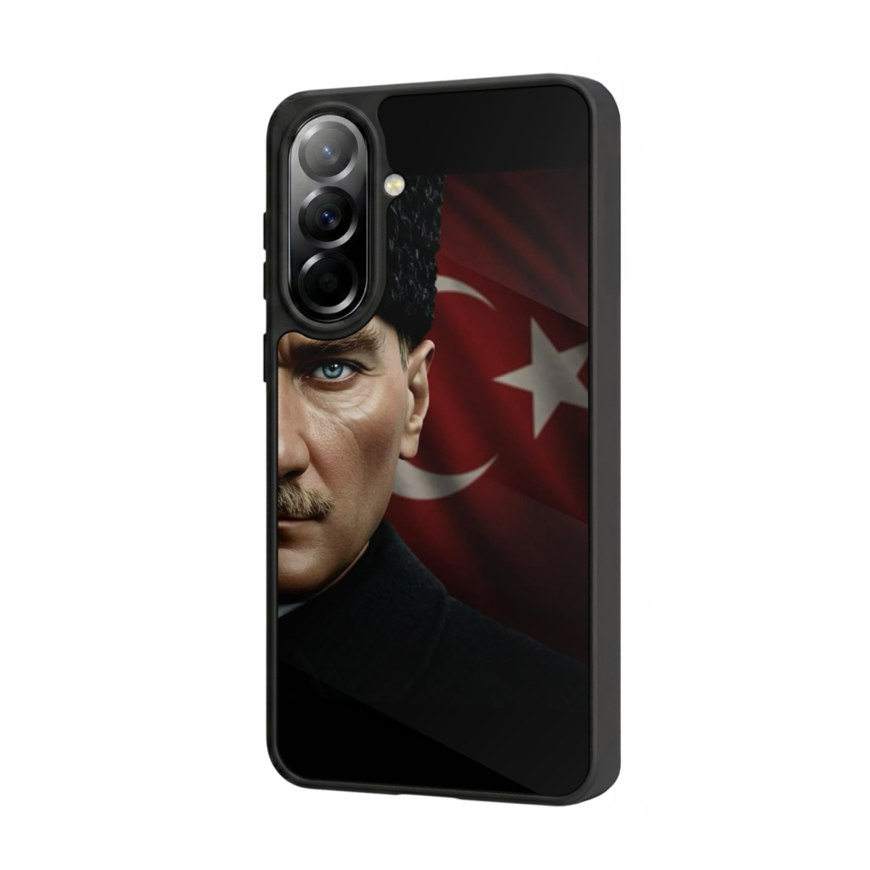 Samsung Galaxy A37 Uyumlu Mustafa Kemal Ataturk Tasarımlı Glossy Premium Kılıf