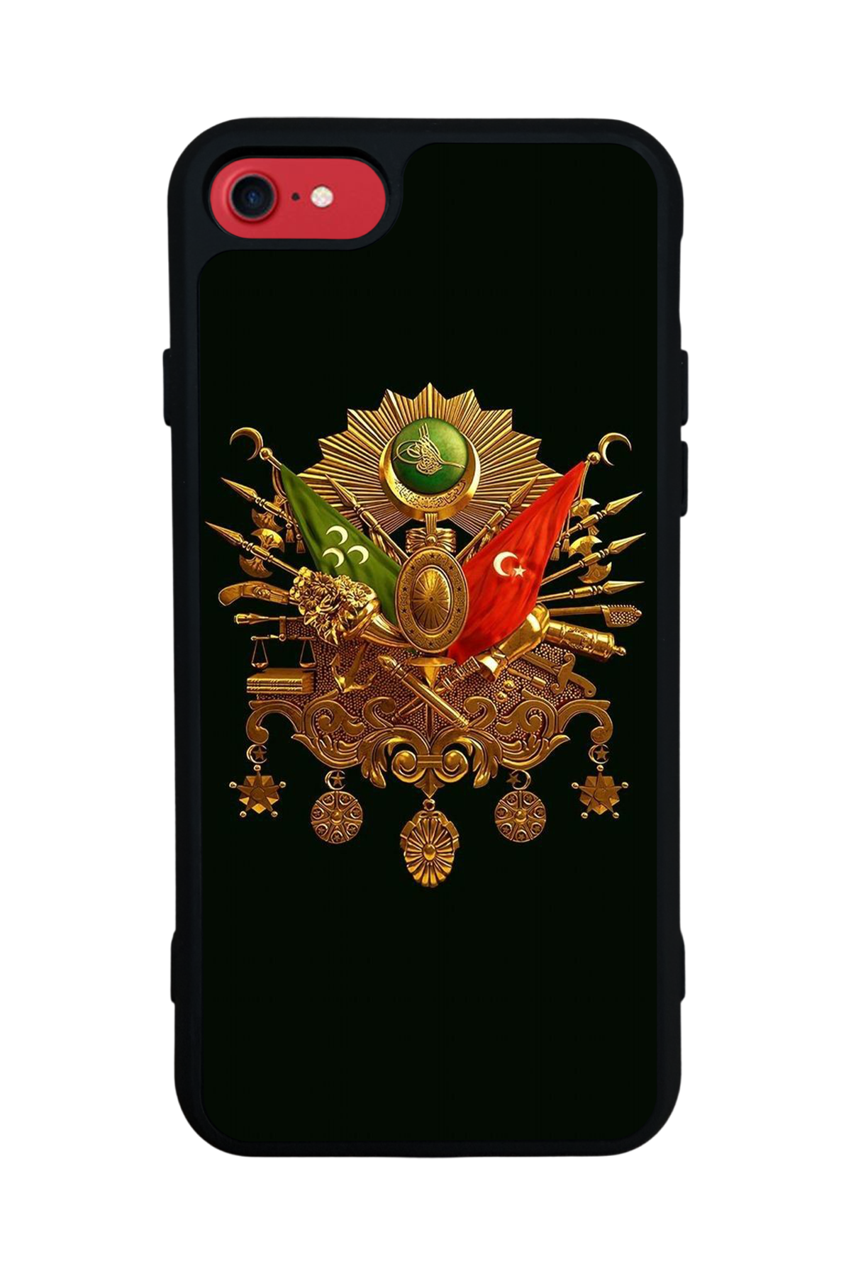 iPhone 8 Uyumlu Osmanli Tugrasi Tasarımlı Glossy Premium Kılıf