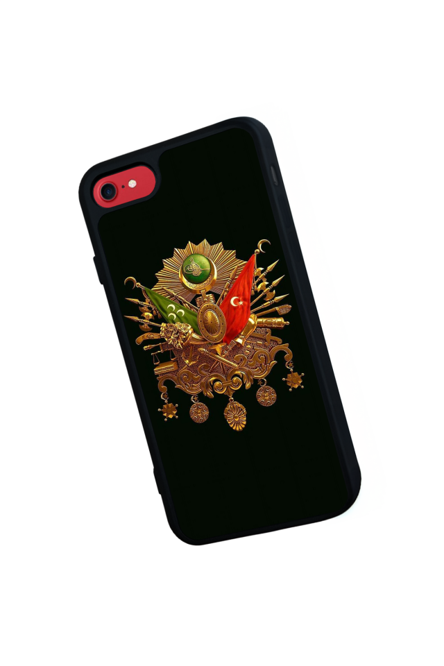 iPhone 8 Uyumlu Osmanli Tugrasi Tasarımlı Glossy Premium Kılıf