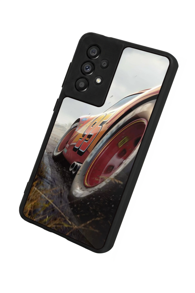 Samsung Galaxy A73 Uyumlu Şimsek McQueen Tasarımlı Glossy Premium Kılıf