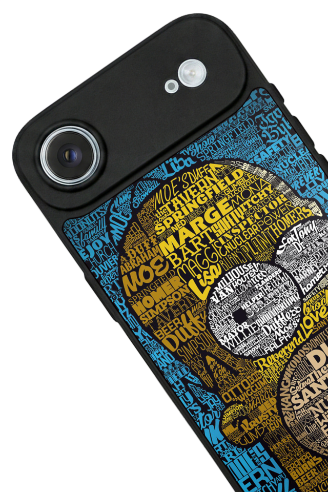 iPhone 17 Air Uyumlu The Simpsons Tasarımlı Glossy Premium Kılıf