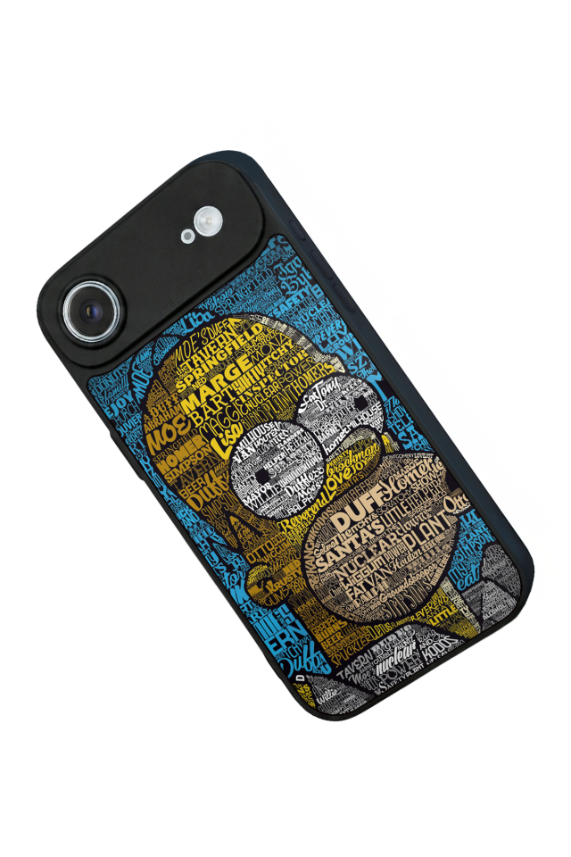 iPhone 17 Air Uyumlu The Simpsons Tasarımlı Glossy Premium Kılıf