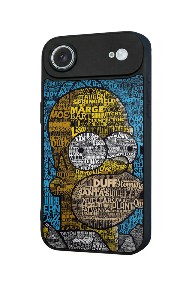 iPhone 17 Air Uyumlu The Simpsons Tasarımlı Glossy Premium Kılıf