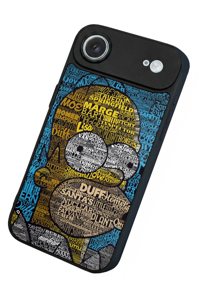 iPhone 17 Air Uyumlu The Simpsons Tasarımlı Glossy Premium Kılıf