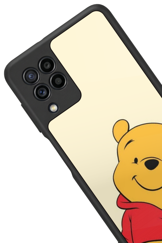 Samsung Galaxy M32 Uyumlu Winnie Tasarımlı Glossy Premium Kılıf