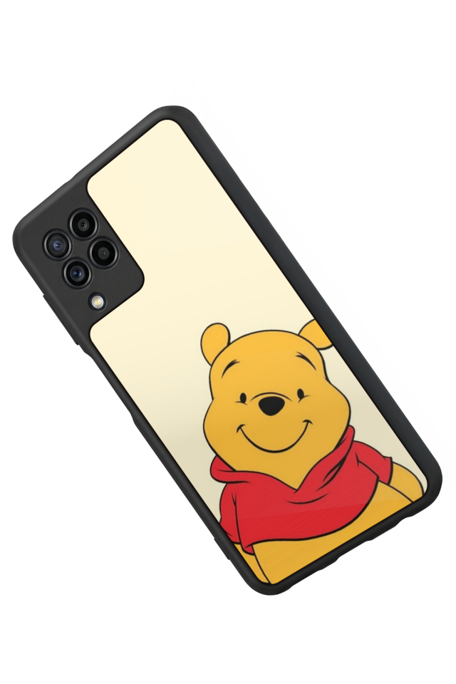Samsung Galaxy M32 Uyumlu Winnie Tasarımlı Glossy Premium Kılıf