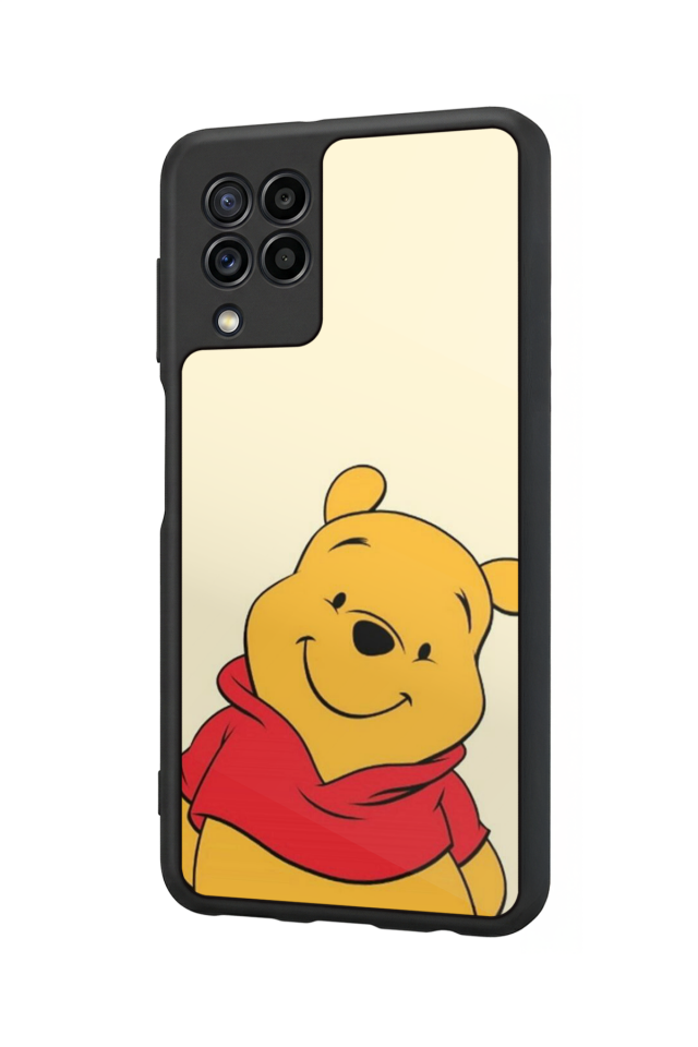 Samsung Galaxy M32 Uyumlu Winnie Tasarımlı Glossy Premium Kılıf