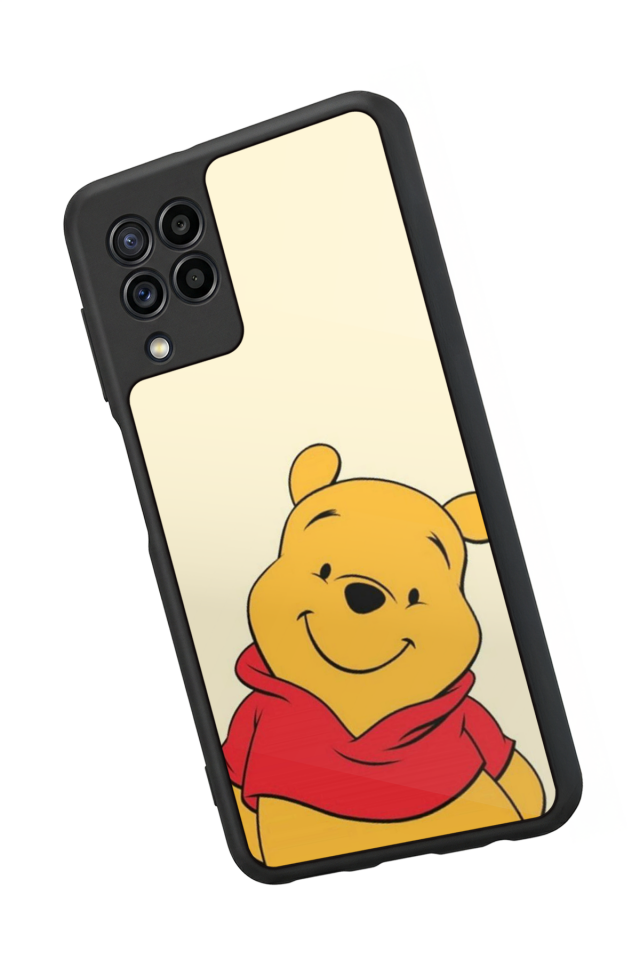 Samsung Galaxy M32 Uyumlu Winnie Tasarımlı Glossy Premium Kılıf
