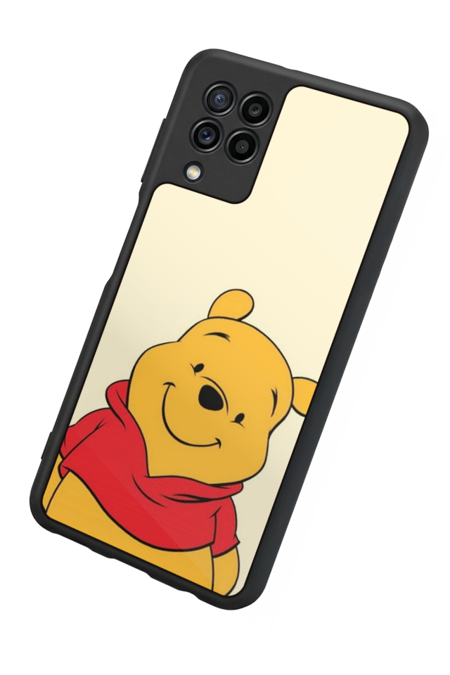 Samsung Galaxy M32 Uyumlu Winnie Tasarımlı Glossy Premium Kılıf