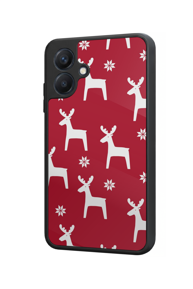 Samsung Galaxy A07 Uyumlu Yilbasi Christmas Tasarımlı Glossy Premium Kılıf