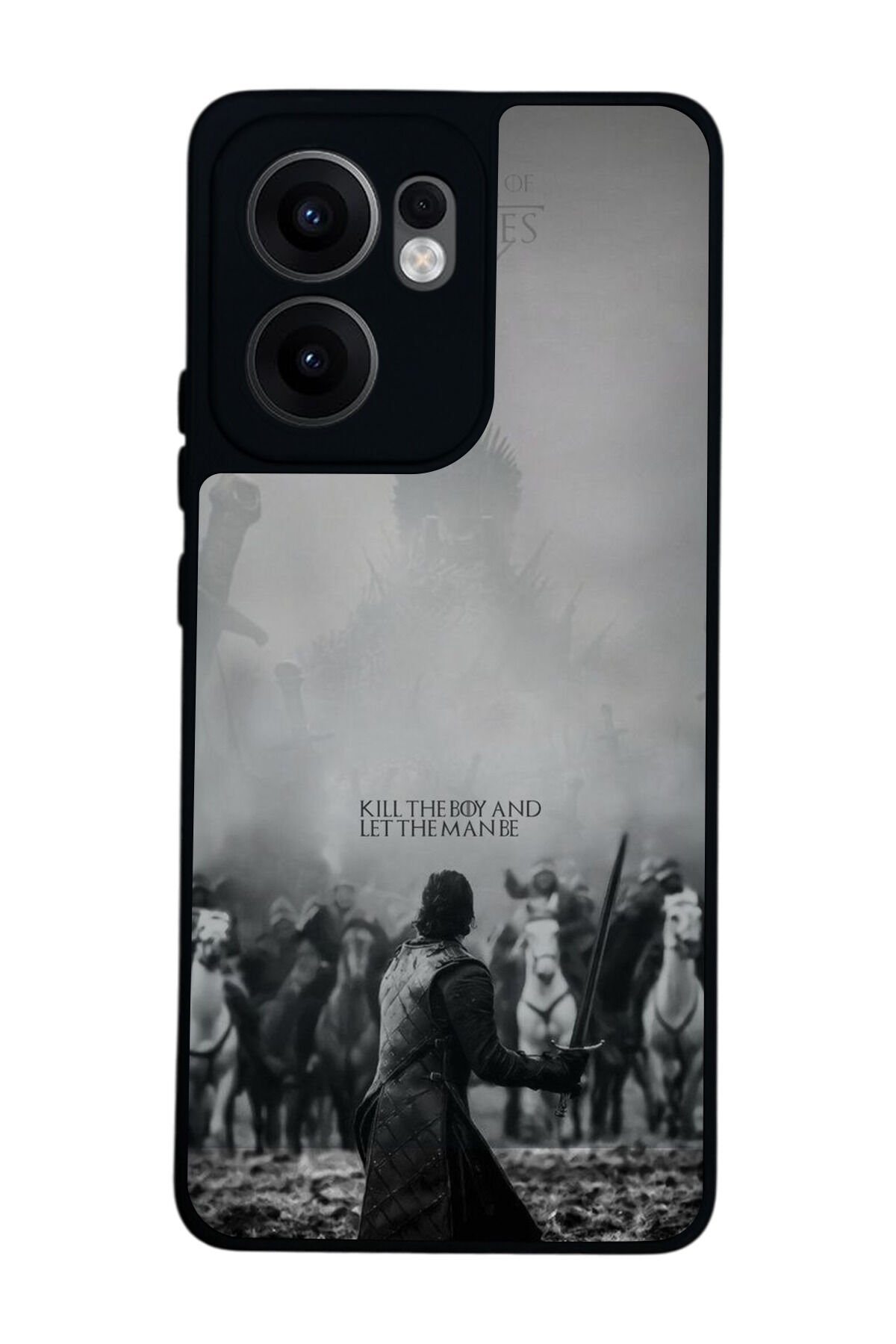 Oppo Reno 13F Uyumlu GameOfThrones Tasarımlı Glossy Premium Kılıf