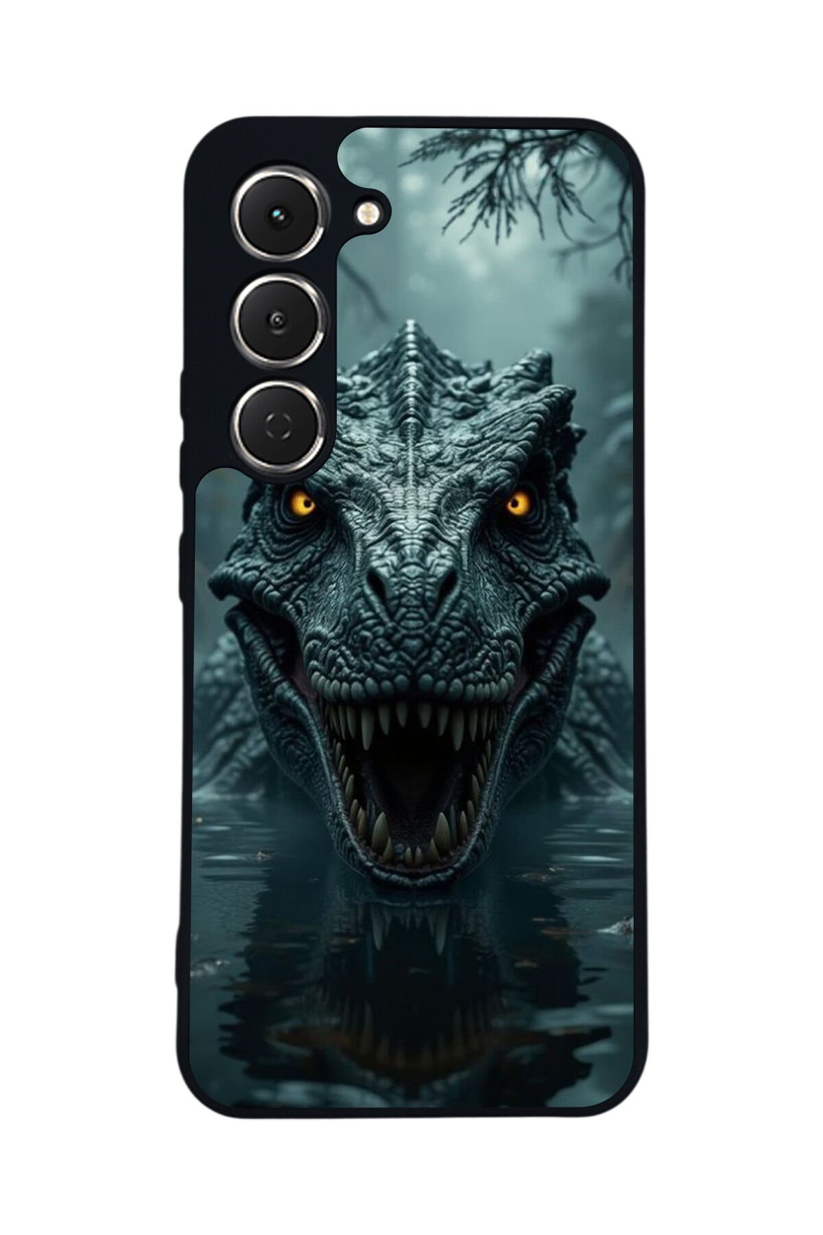 Tecno Spark 40 Pro Uyumlu T-Rex Tecno Spark 40 Pro Tasarımlı Glossy Premium Kılıf